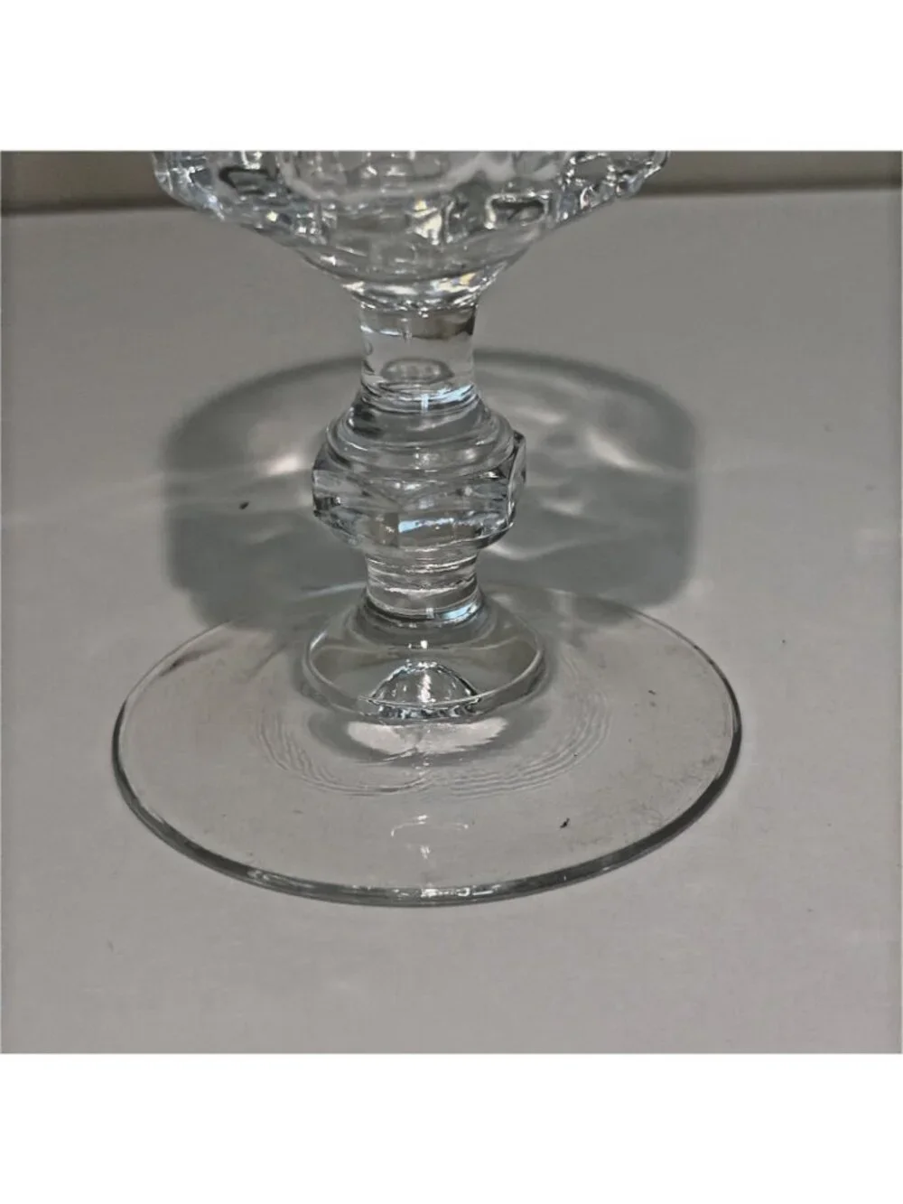 VTG Cristal d'Arques Durand Louvre Wine Glass 6 Ounces France Crystal Set of 6
